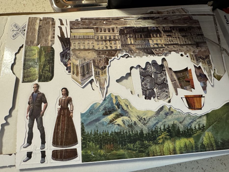 Потяг з паром.