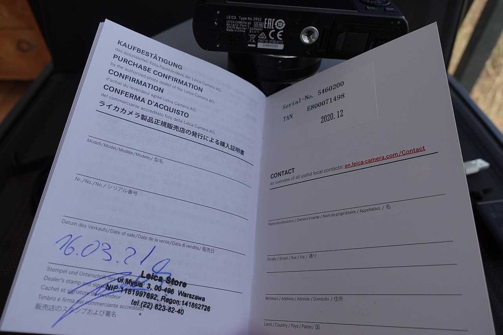 LEICA D-Lux 7 tylko 2300 zdjęć
