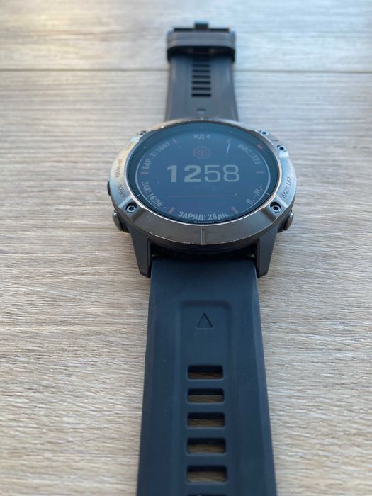 Garmin Fenix 6X Pro Solar Титановий | Дуже гарний стан | Гарантія