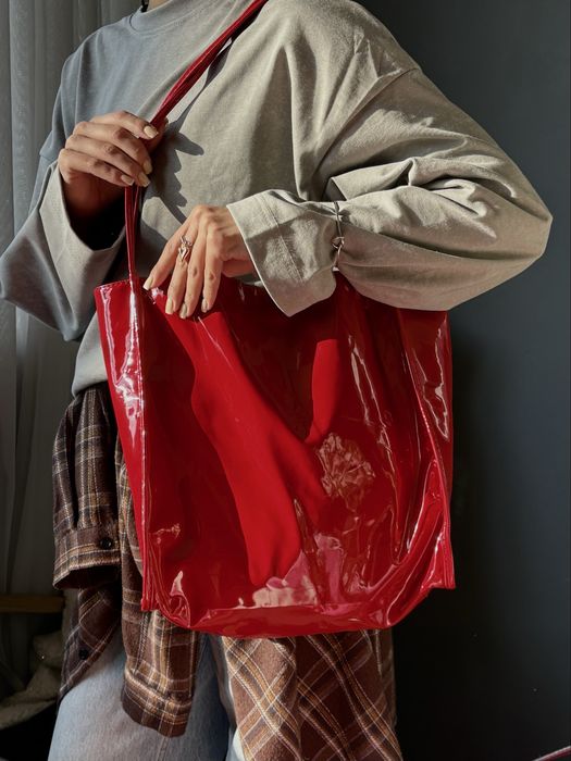 Шопер сумка  лакова