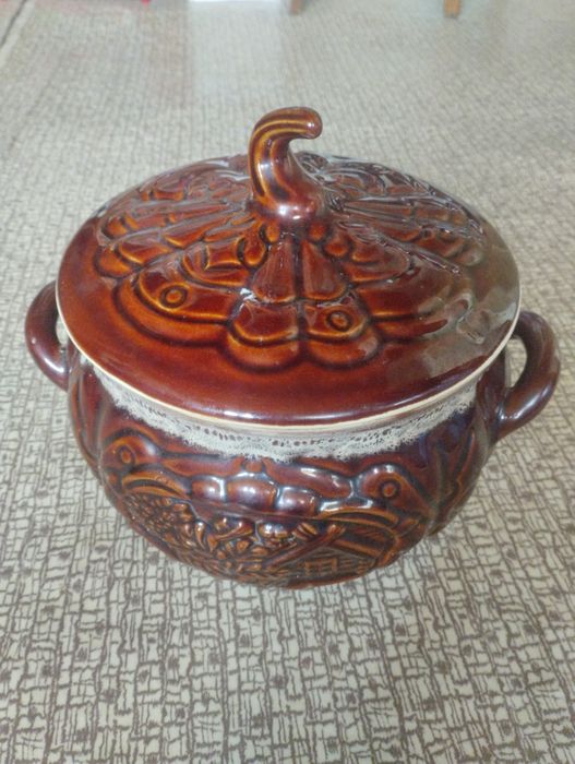 Большой горшок для запекания объем 3 л