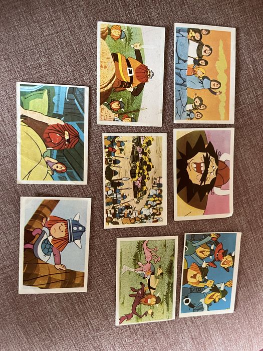 Cromos wickie o viking de 1975