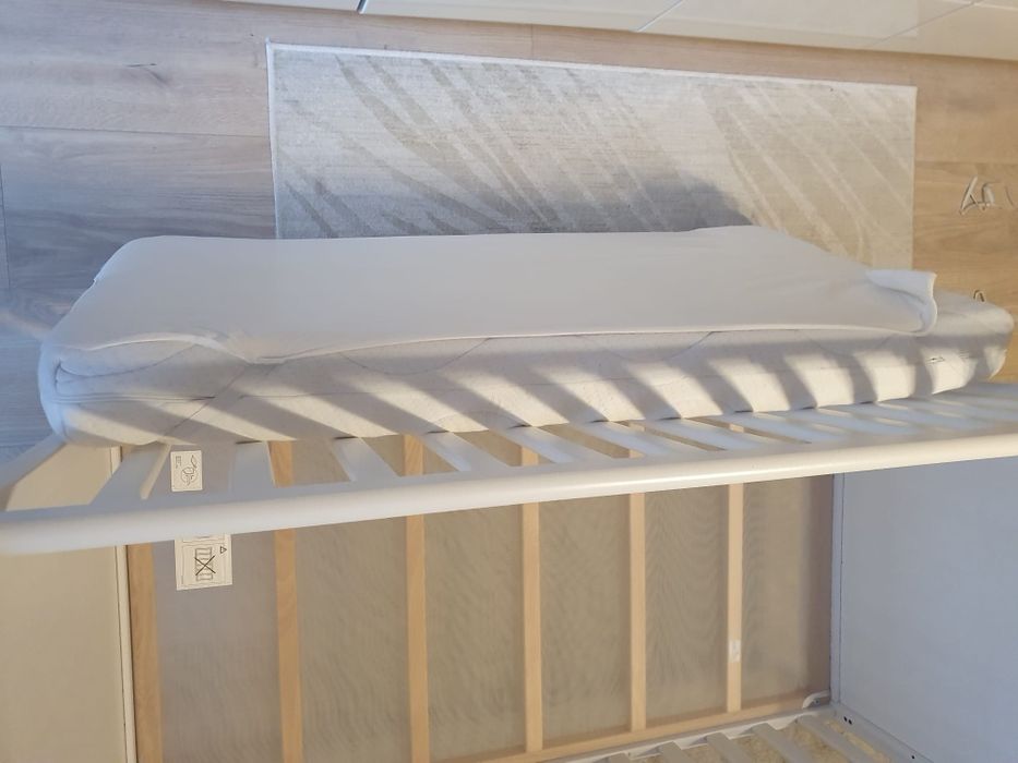 łóżeczko dziecięce IKEA SUNDVIC z materacem