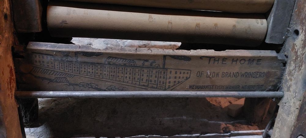 Retro maglownica magiel wyżymaczka