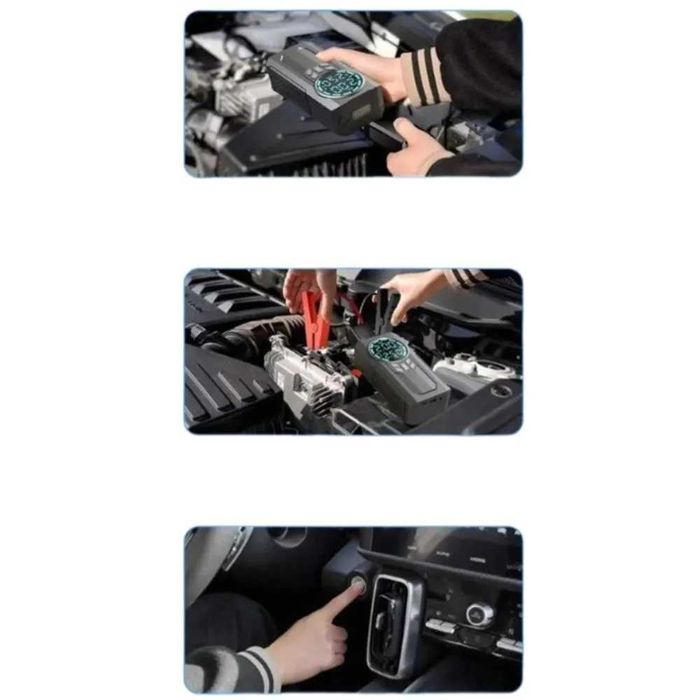 Пуско-зарядний пристрій з компресором Buvaye JN-088D 2000А / 20000mWh