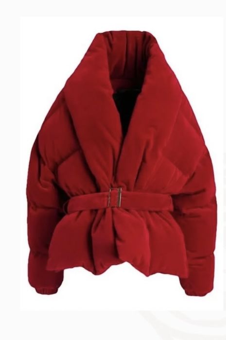 Ідеальний пуховик оксамитовий