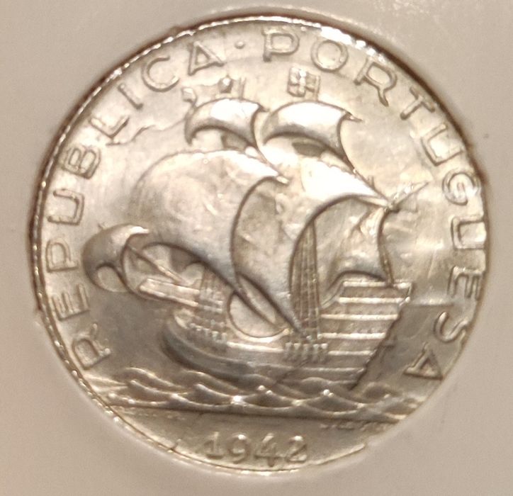 Moedas república 2,5, 5, 10, 1 escudo