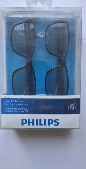 Okulary 3D Pasywne PHILIPS PTA417 oryginalne 2 szt