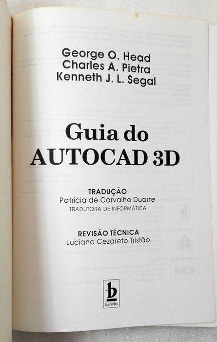 Livro Guia do AutoCAD 3D Release 10 e 11