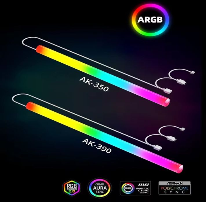 Nakładka silikonowa aRGB na węże chłodzenia wodnego AK350