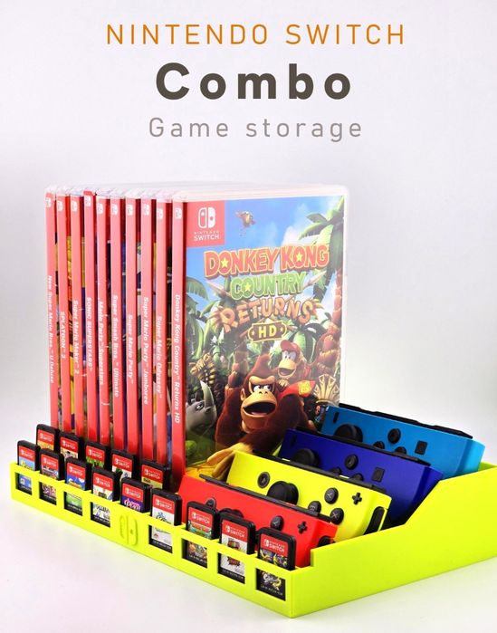 Organização e estilo para o seu Nintendo Switch!