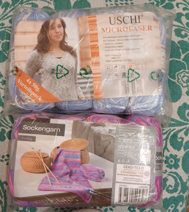 Продам новые наборы пряжи