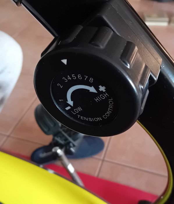 Bicicleta ginásio, magnética reclinada com medição pulso.