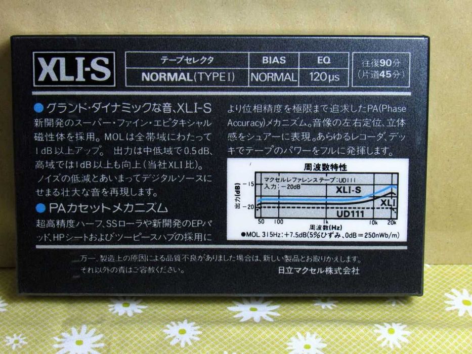 Maxell XLI-S 90  1982r. Japan-  1szt .