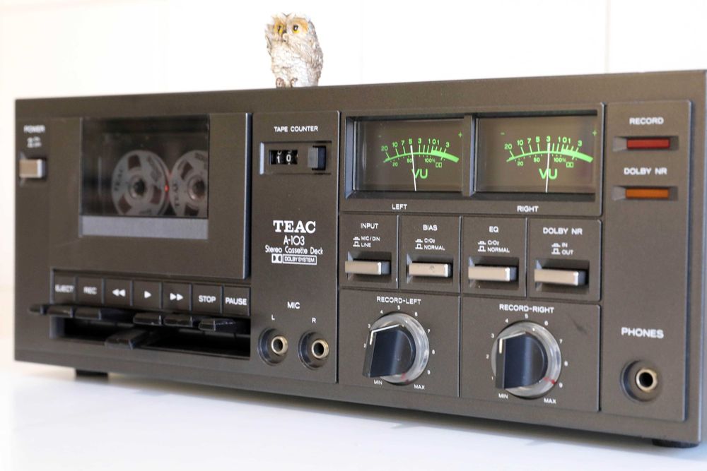 TEAC A-103 Tape Deck Cassetes Vintage