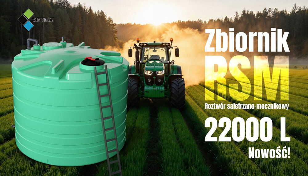 Zbiornik RSM 22000 L do nawozów   dostawy cały kraj NOWOŚĆ cena promocyjna