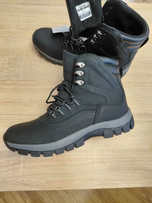 Зимние Мужские ботинки Hi-Tec BLAZI MID-BLACK/ размер 42