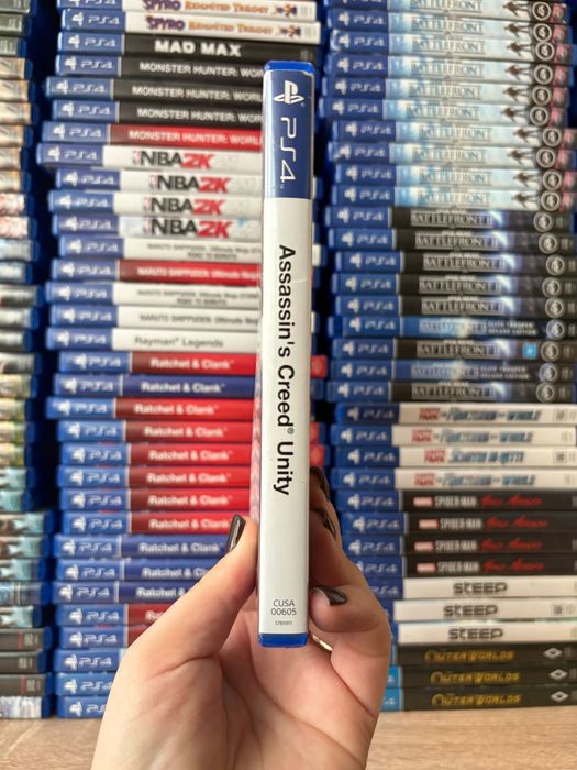 Гра Assassins Creed Unity на ps4, диск з грою на пс 4, ліцензія
