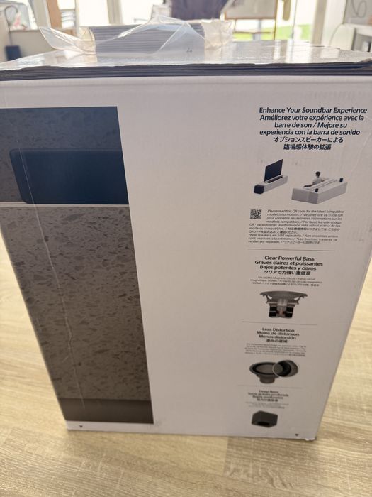 Sony SA-SW5 Subwoofer com tecnologia Separated Notch Eddge - Novo