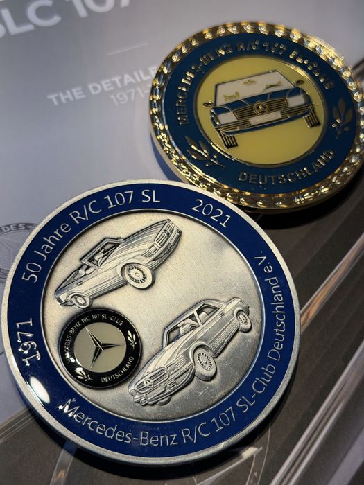 Znaczek emblemat R107 Club Deutschland grill