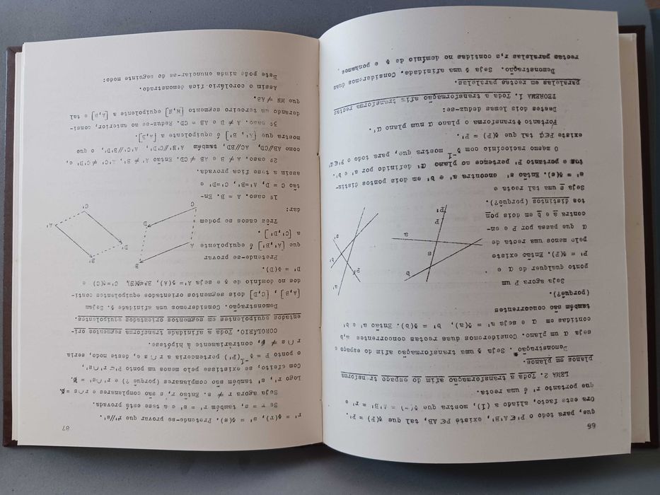 Sebenta do Compendio de Matemática de j. Sebastião e Silva de 1964-66