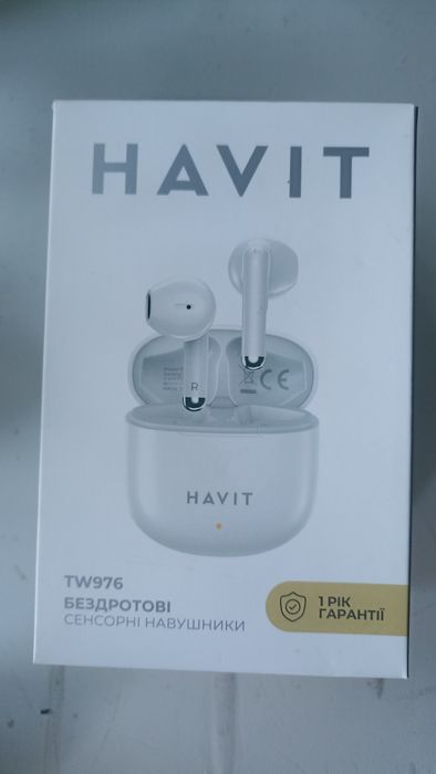 Бездротові навушники Havit white