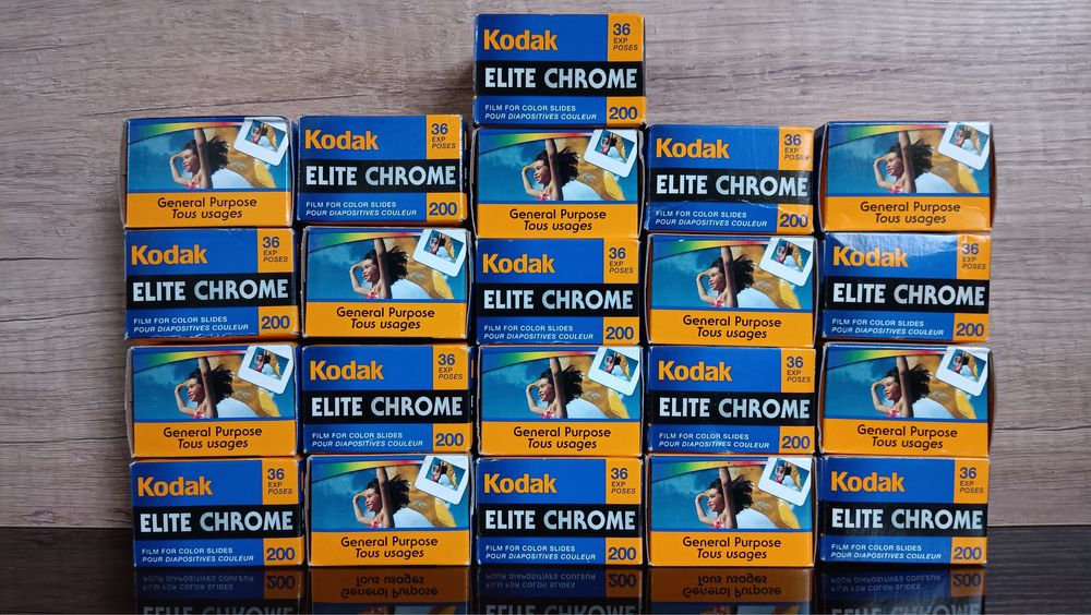 Kodak Elite Chrome 200 36 кадрів. Позитивна кольорова  фотоплівка.