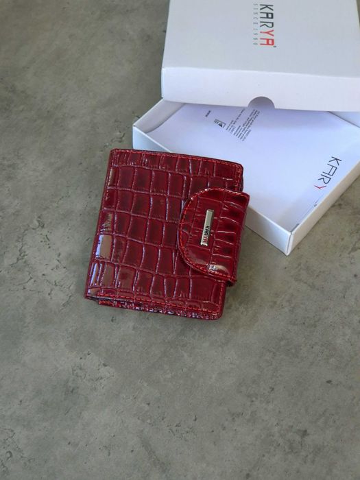 Кожаный женский кошелек KARYA 1052. Турция. Шкіряний гаманець