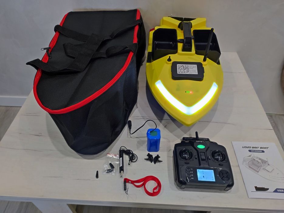 Карповий кораблик Flytec V020 GPS 40 точек 12000ма/ч