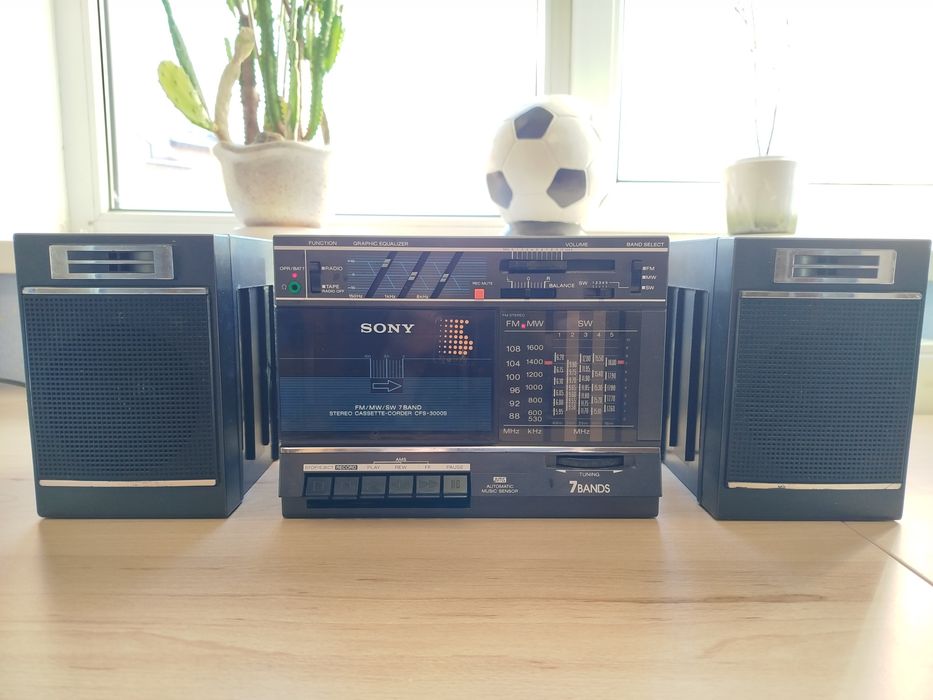 Магнітофон SONY CFS-3000S Японія 1985 рік
