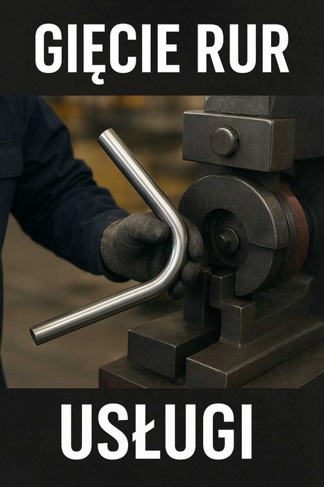 Usługi gięcia rur, profili, płaskowników, kątowników, teowników,prętów