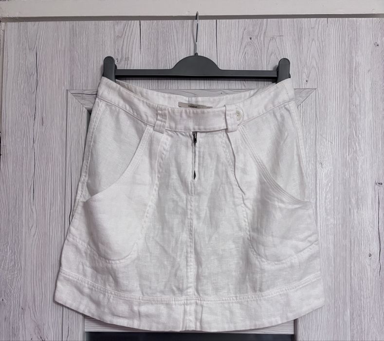 Biala mini spódniczka