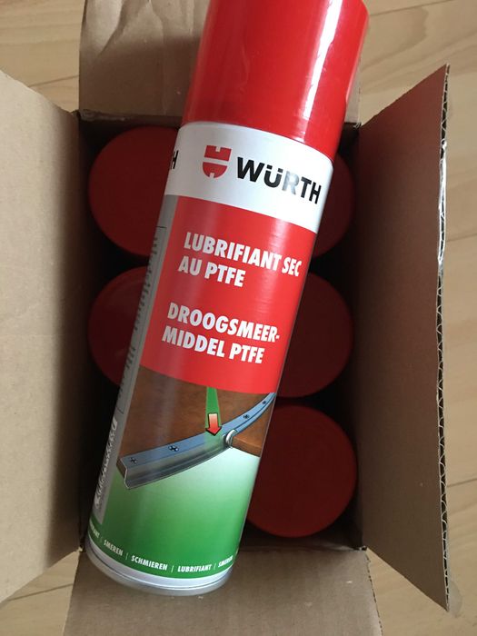 6x Wurth Suchy Smar Teflonowy nr art 0893550