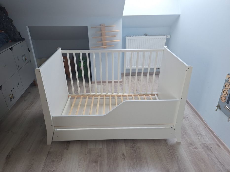 Łóżeczko 3w1 120x60 z szufladą