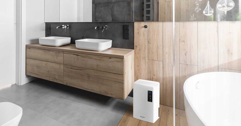 MOCNY Cichy Osuszacz powietrza pochłaniacz wilgoci oczyszczacz wydajny