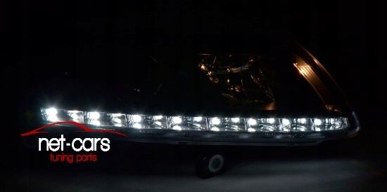 Reflektory Lampy przednie AUDI A6 C6 4F 04- DAYLINE XENON czarne