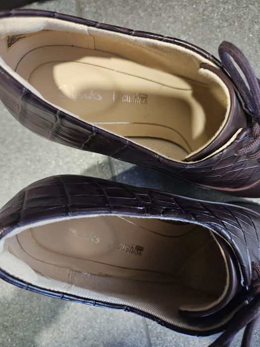 Clarks Kaylin Ida - 39,5 jak nowe. 9cm obcas, skóra naturalna