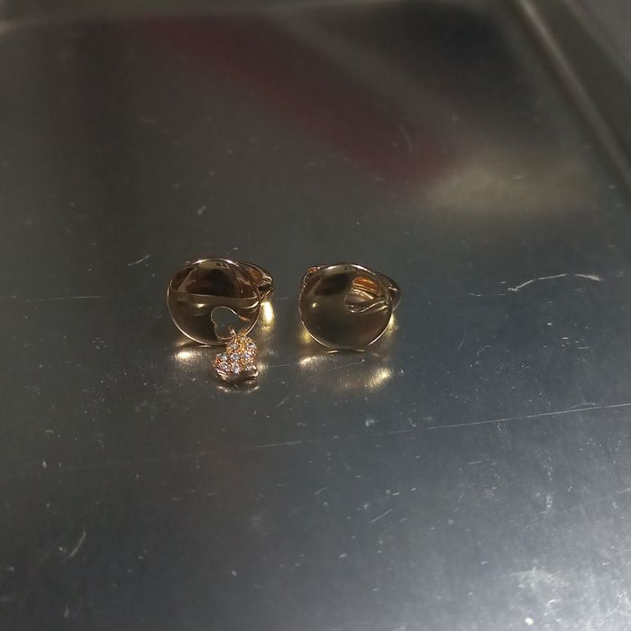 Сережки з сердцем