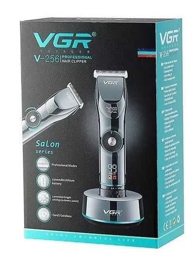 Професійна машинка для стрижки волосся VGR V-256 з насадками