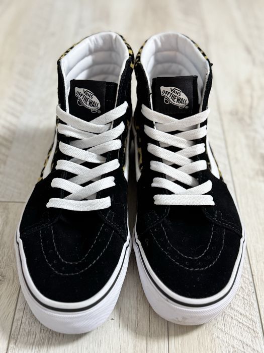 Кеди Vans Sk8-Hi Black Flocked Leopard Print