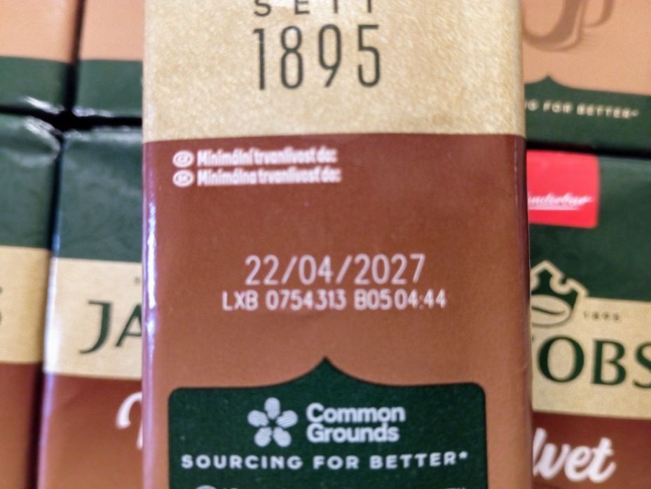 Kawa mielona Jacobs Velvet Crema 250g 10 opakowań