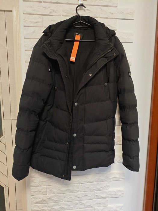 Куртка Tiger Force L / XL чорна зимова дута мужская зимняя черная