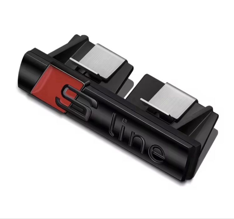 Emblemat audi rs s-line w grill black edition