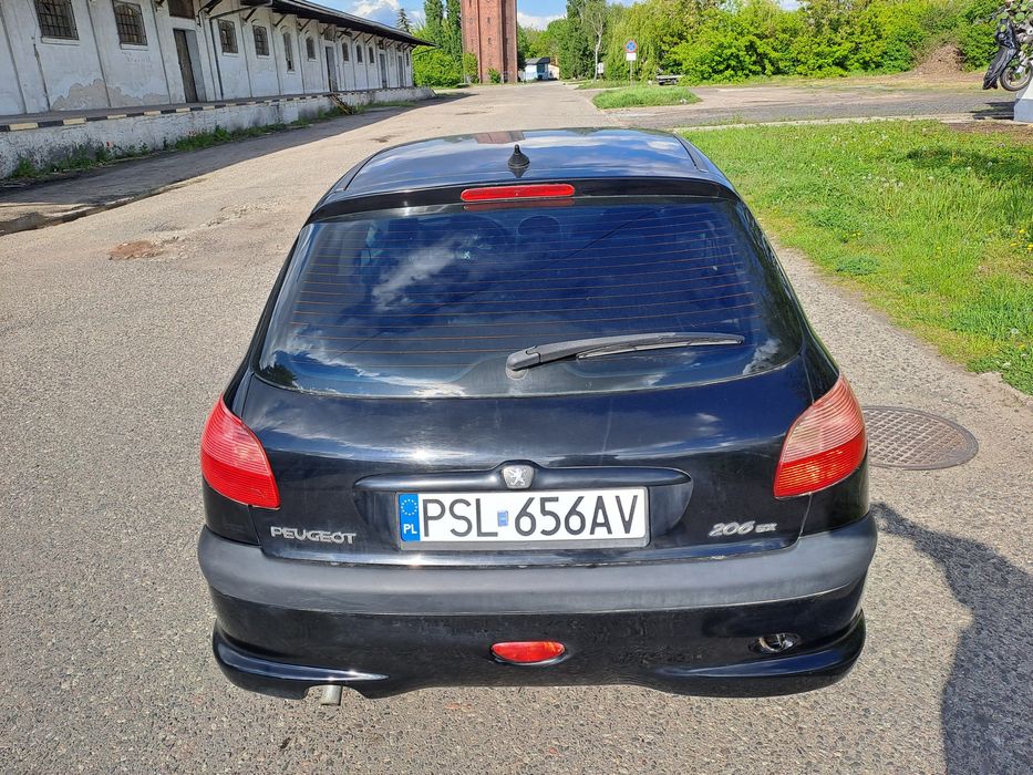 Peugeot 206, 1,4 benzyna,  długo opłaty