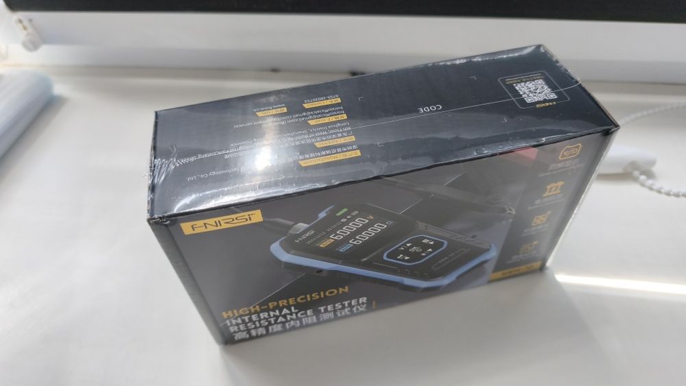 Повний комплект. FNIRSI HRM-10 Тестер внутрішнього опору акамуляторів