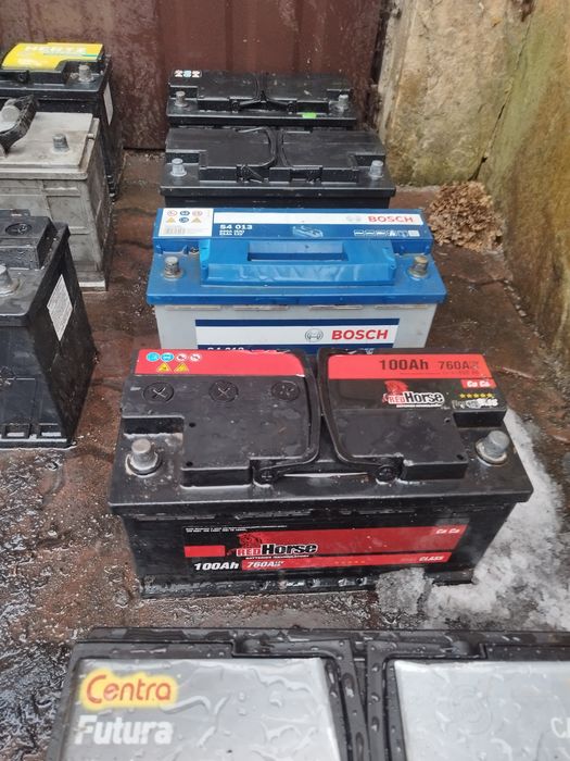 Akumulator używany BUS 100 Ah Centra Bosch Agro 125 Worldbatt traktor