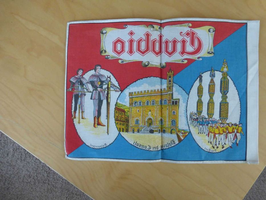 Gubbio flaga proporczyk pamiątka