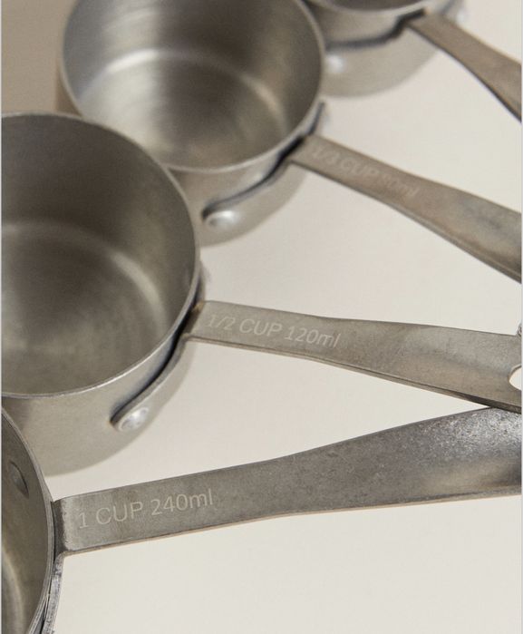 Colheres Medidoras Aço Zara Home NOVO