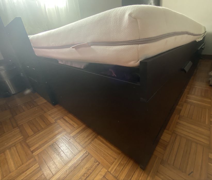 Cama individual dupla c/2 gav ikea