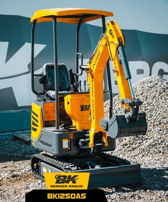 MINIKOPARKA /wynajem usługa / wiertnica hydr. - chwytak- ząb zrywający